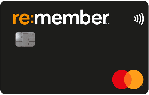 Billede af et re:member Mastercard